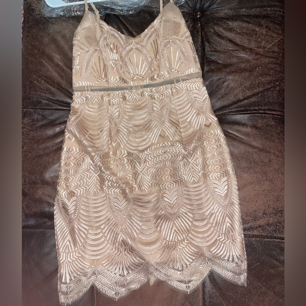 Guess Champagne Cocktail Dress (only worn once!!)